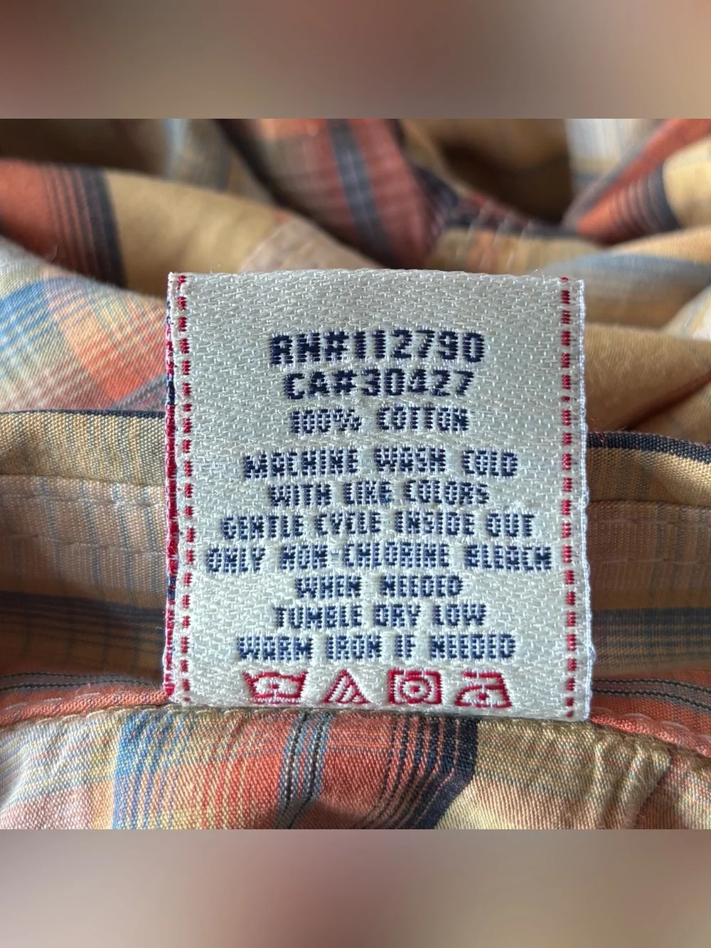 Vintage True Religion Mens Plaid Pearl Snap Shirt Large Western Style India